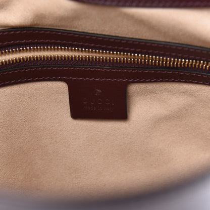 Gucci GG Monogram Calfskin Medium Arli Shoulder Bag Sahara Rubino Chardonnay 8 of 11