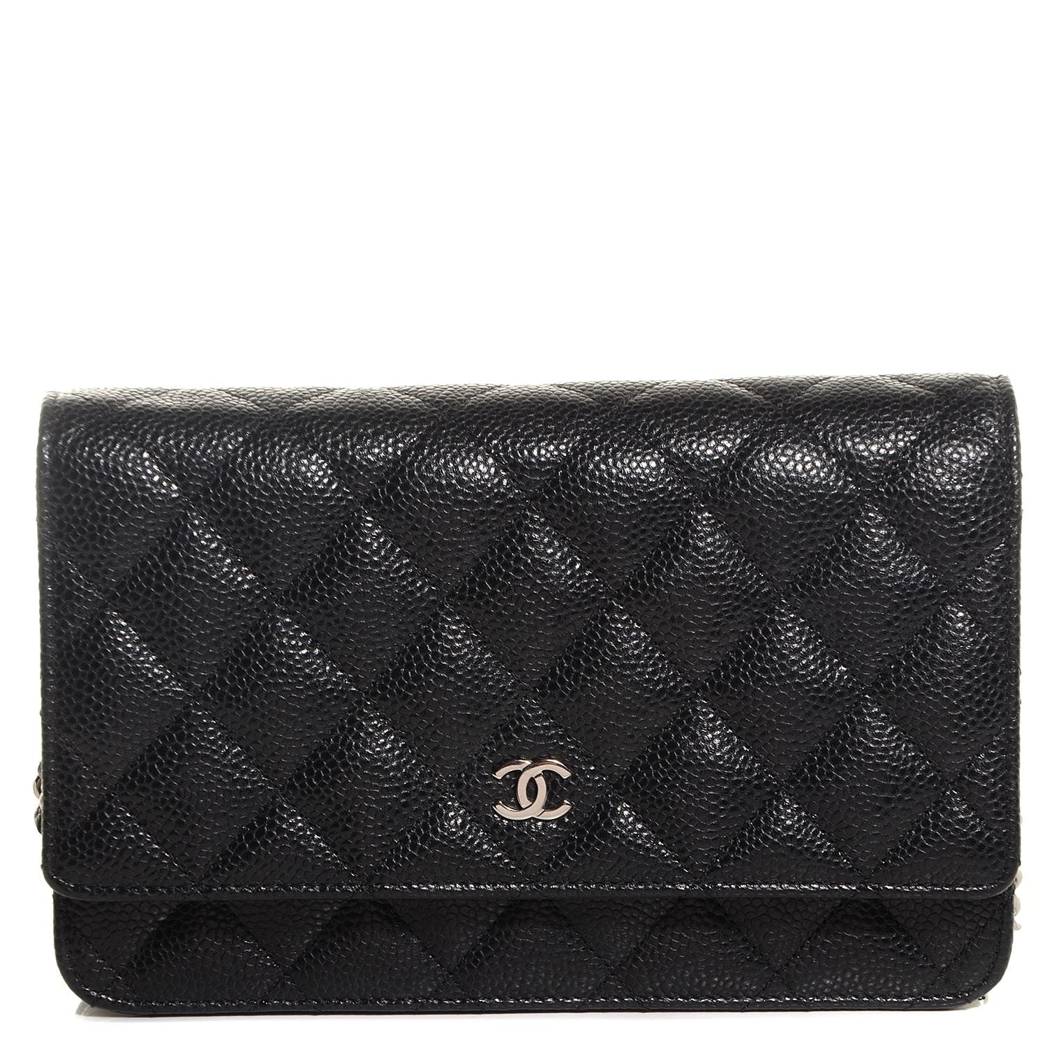 Chanel Caviar Quilted Wallet On Chain WOC Black 1 of 9