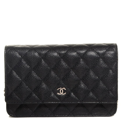 Chanel Caviar Quilted Wallet On Chain WOC Black 1 of 9