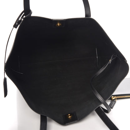 Saint Laurent Calfskin Medium Shopping Tote Black 5 of 9