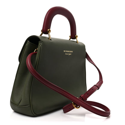 Burberry Trench Calfskin Medium DK88 Top Handle Bag Moss Green 3 of 7