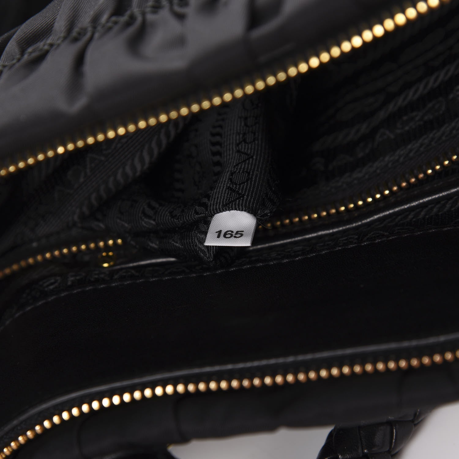 Prada Tessuto Nylon Gaufre Tote Black 6 of 10
