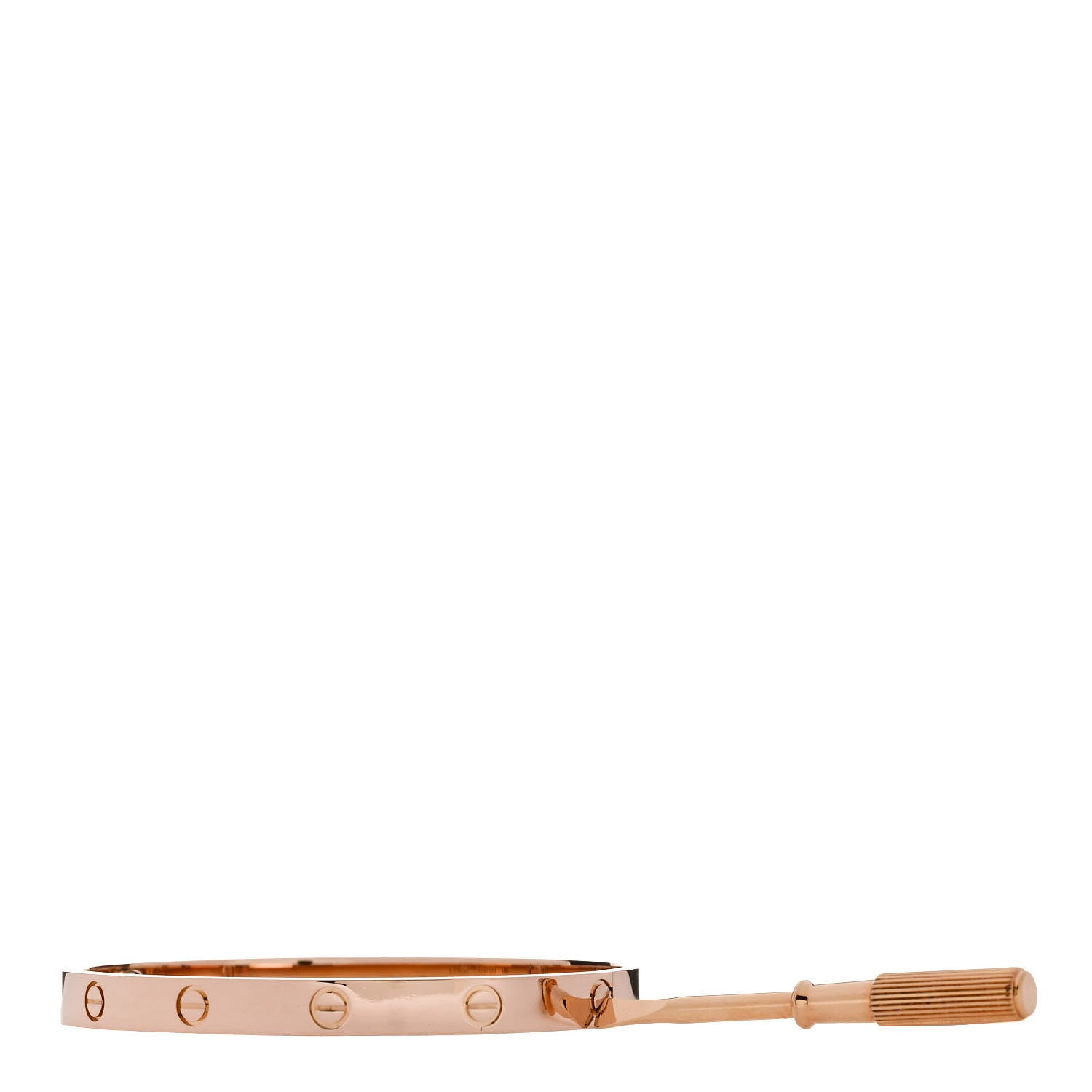 Cartier 18K Pink Gold LOVE Bracelet 19 3 of 9