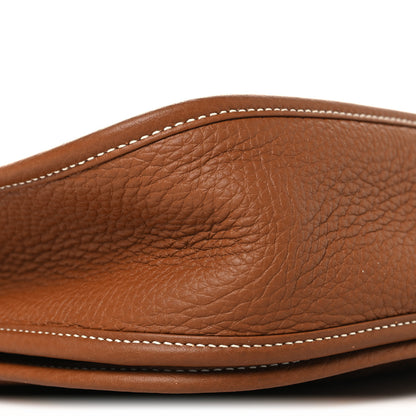Hermes Taurillon Clemence Evelyne III PM Gold 8 of 10