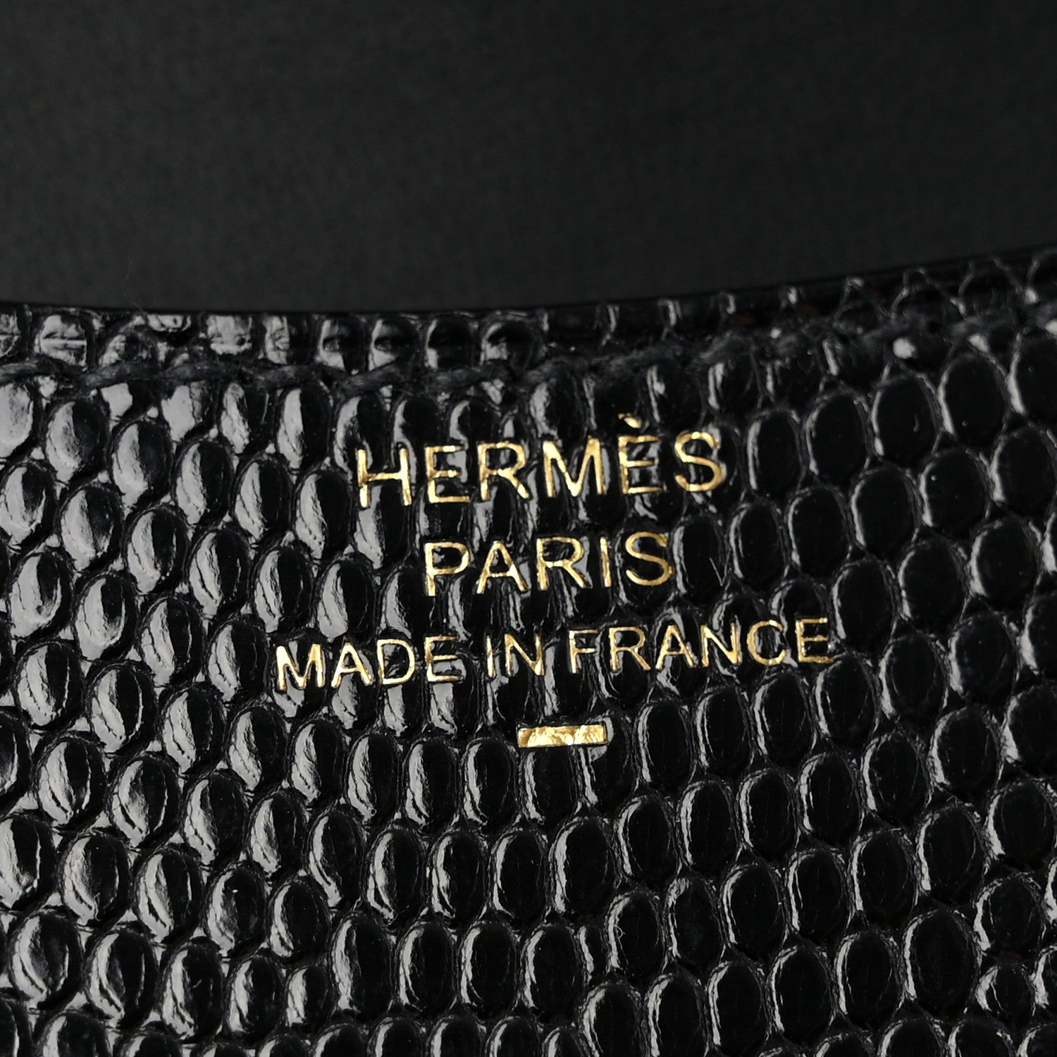 Hermes Lizard Constance Slim Wallet Black 6 of 8