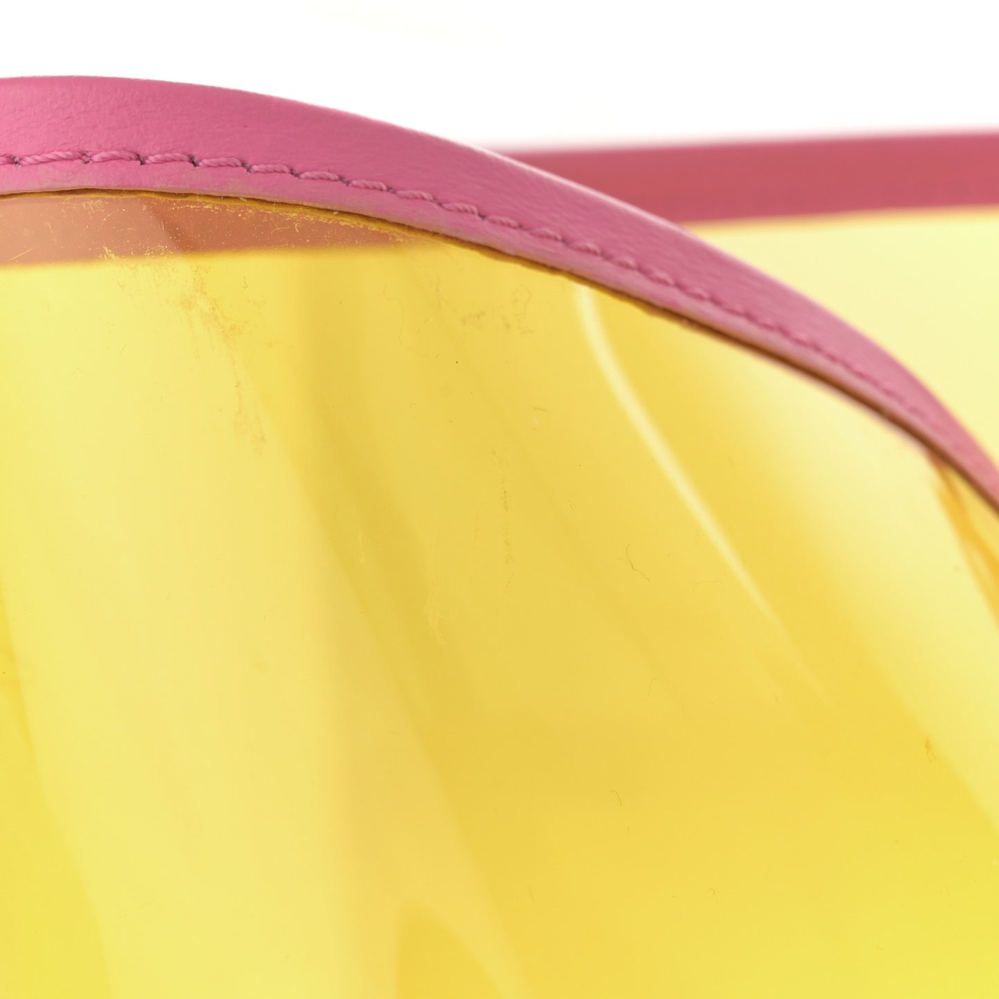 Vinyl Calfskin 90s Logo Tote Yellow