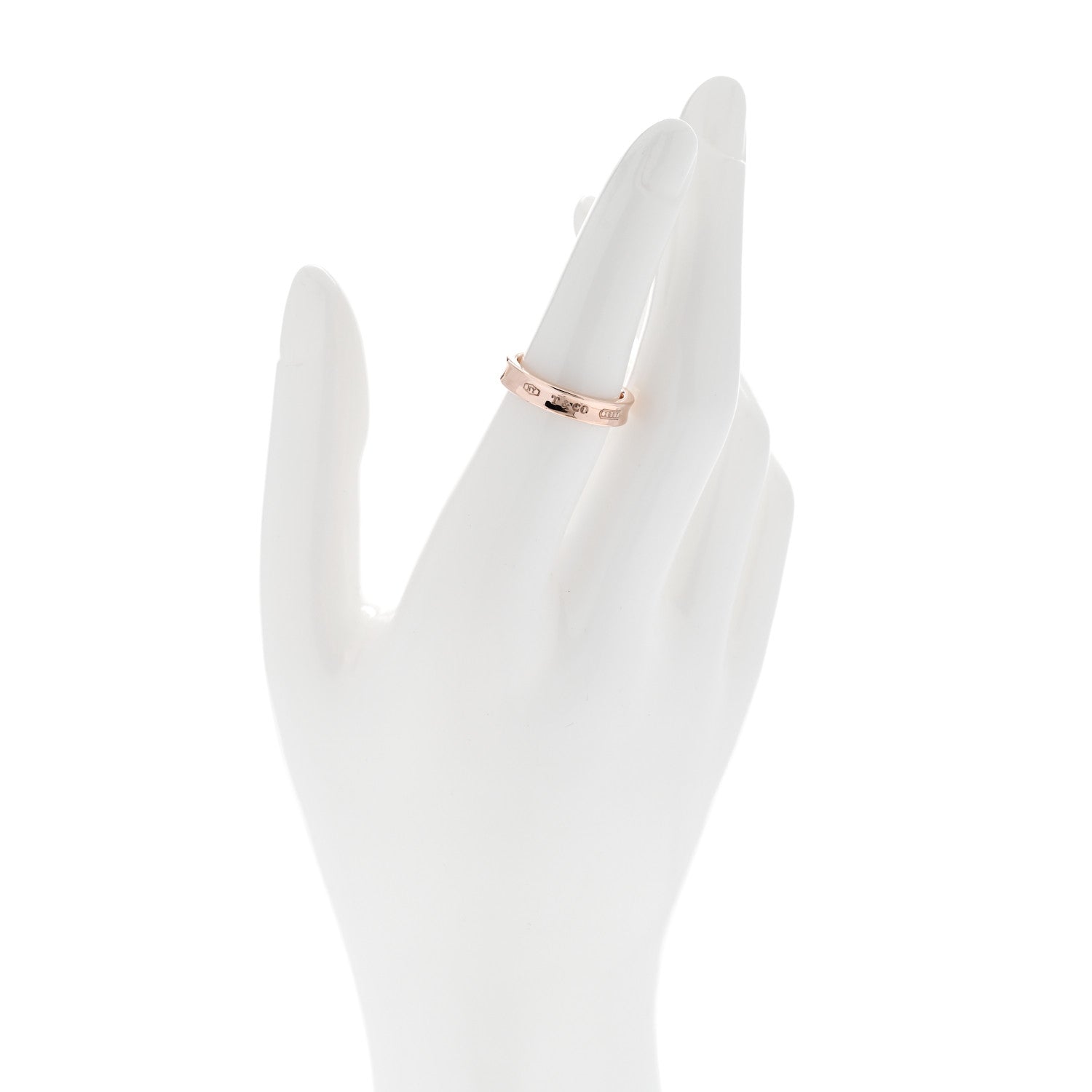 Tiffany Rubedo Narrow 1837 Band Ring 52 6 2 of 4