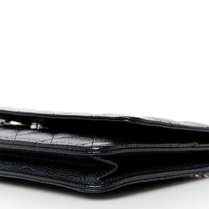 Chanel Caviar Quilted Wallet on Chain WOC Black 11 of 11