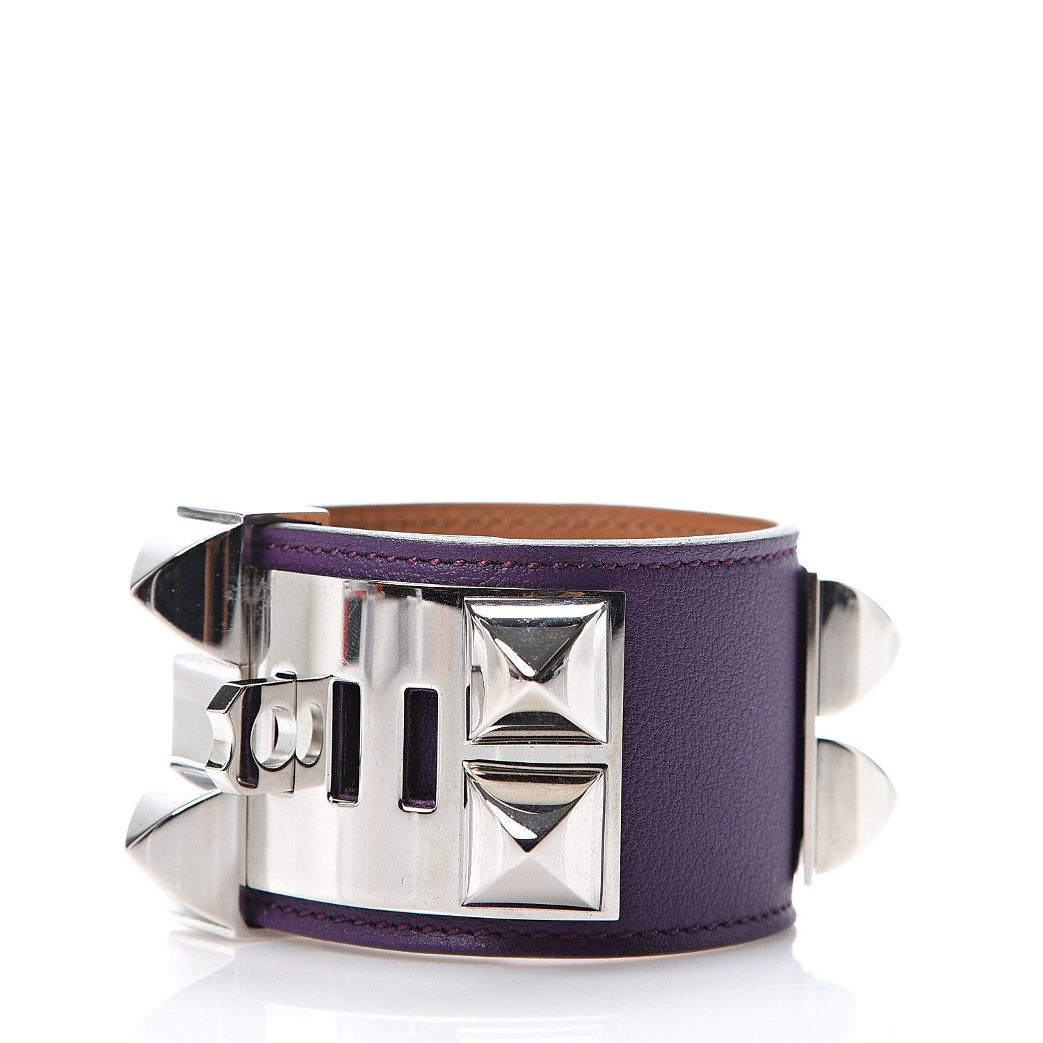 Hermes Swift Collier de Chien CDC Bracelet S Ultraviolet 2 of 6