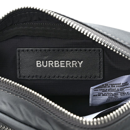 Burberry Econyl Logo Print Small Cannon Bum Bag Charcoal Grey 6 of 11