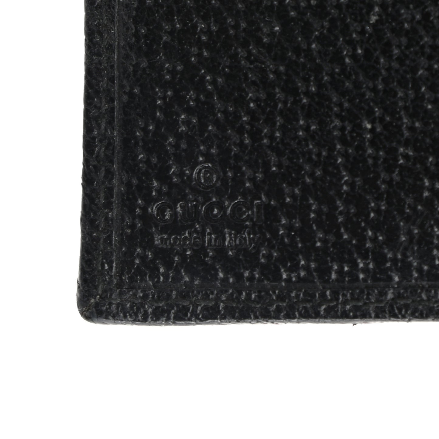 Monogram Metal Bar French Flap Wallet Black