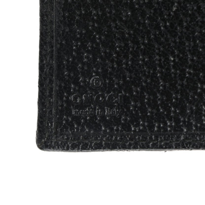 Gucci Monogram Metal Bar French Flap Wallet Black 6 of 7