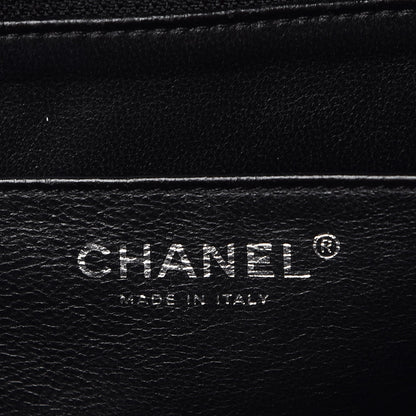 Chanel Patent Chevron Quilted Maxi Single Flap Black 7 of 12