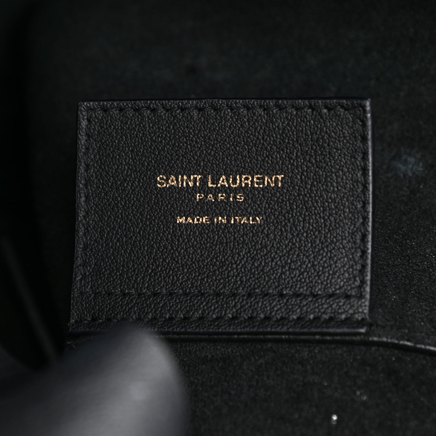 Saint Laurent Calfskin Large Shopping Tote Black 8 of 23