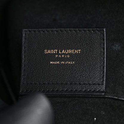Saint Laurent Calfskin Large Shopping Tote Black 8 of 23