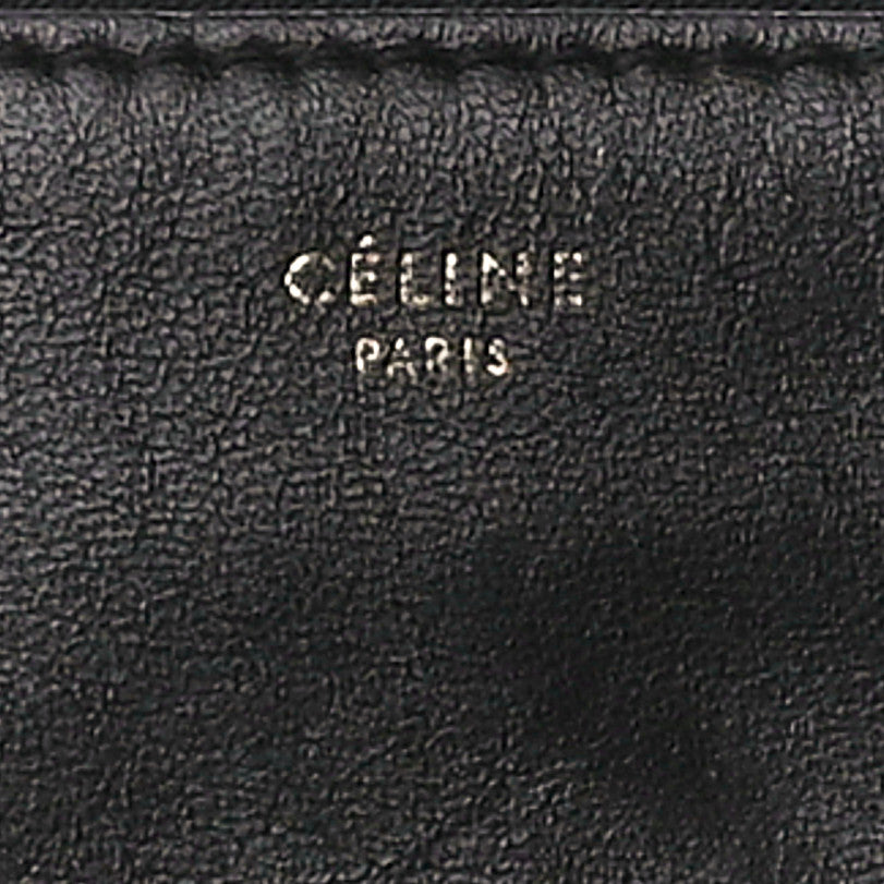 Celine Lambskin Small Trio Crossbody Bag Black 10 of 12