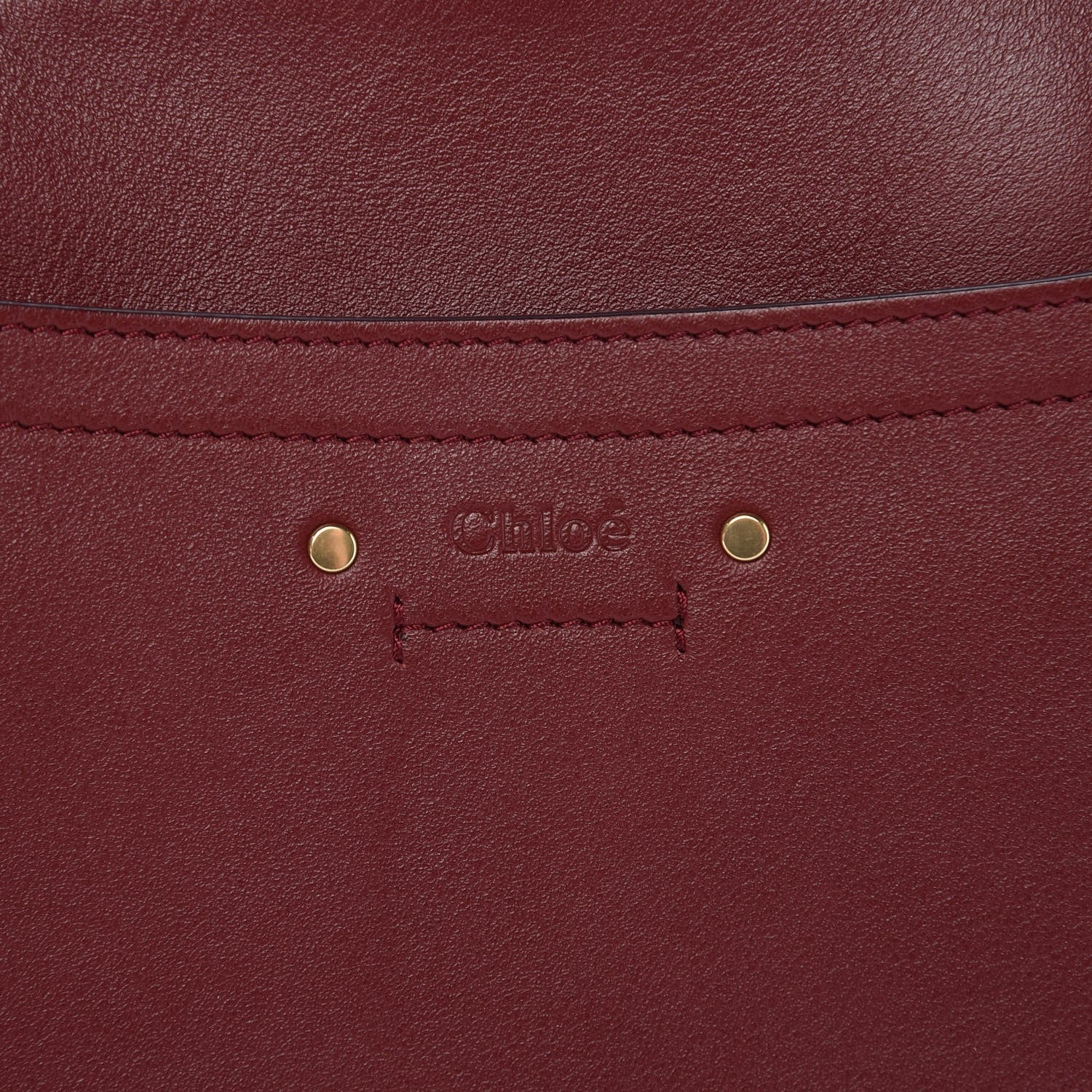Chloe Calfskin Suede Medium Roy Bag Plum Purple 9 of 9