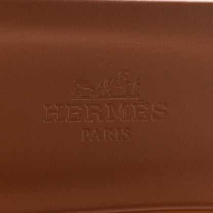 Hermes Linen Canvas Fringe Oran Sandals 37.5 Beige 7 of 9