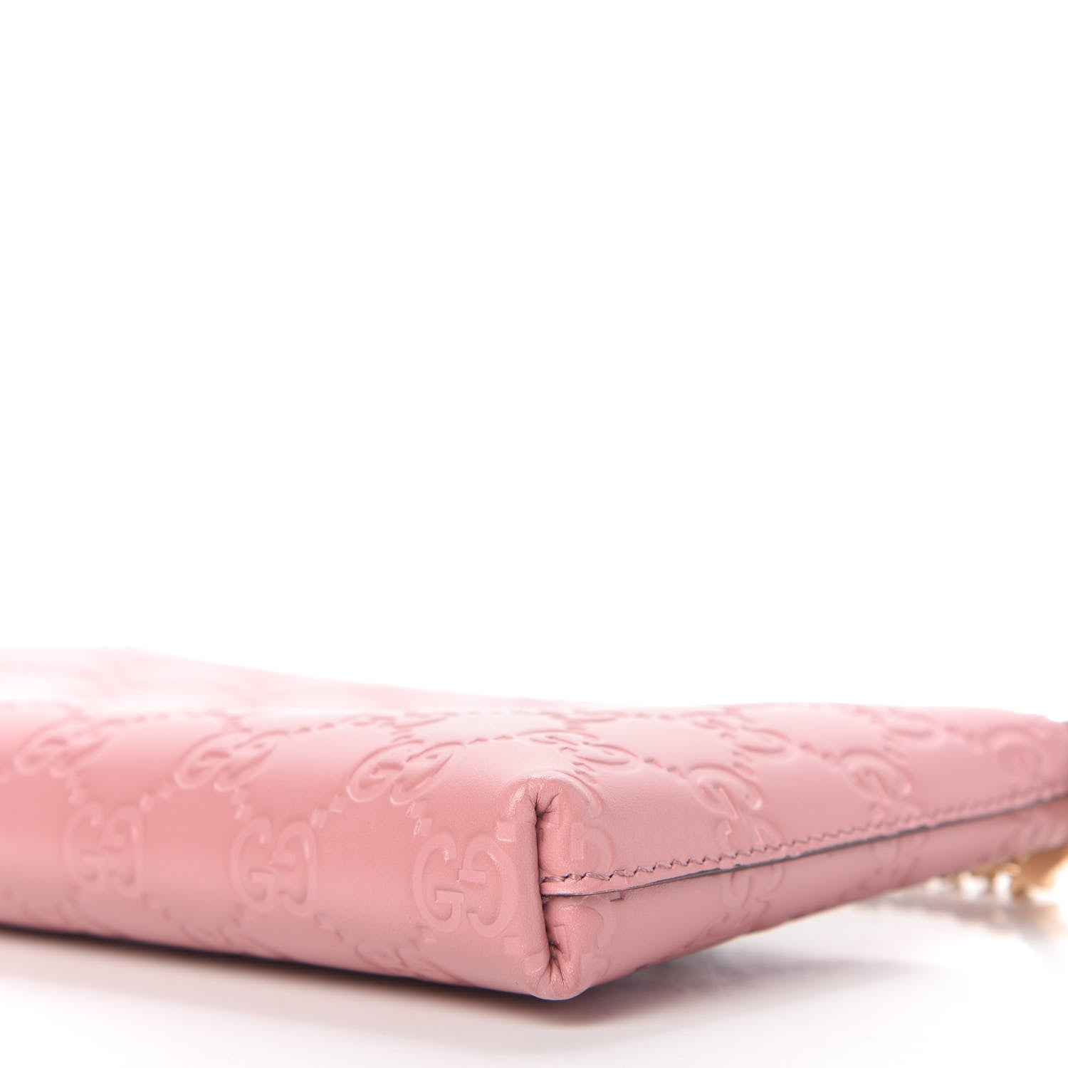 Gucci Guccissima Signature Wrist Wallet Rose Baby Candy 7 of 11