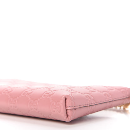 Gucci Guccissima Signature Wrist Wallet Rose Baby Candy 7 of 11