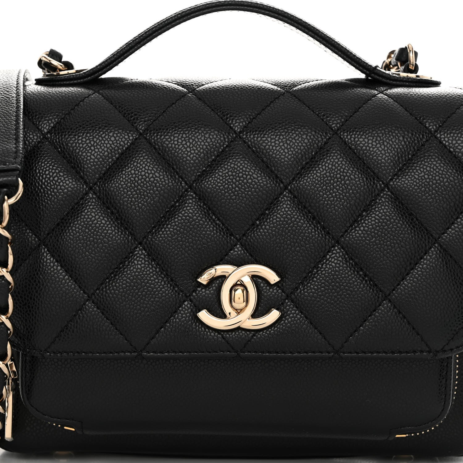 Chanel Caviar Quilted Medium Business Affinity Flap Black 9 of 12