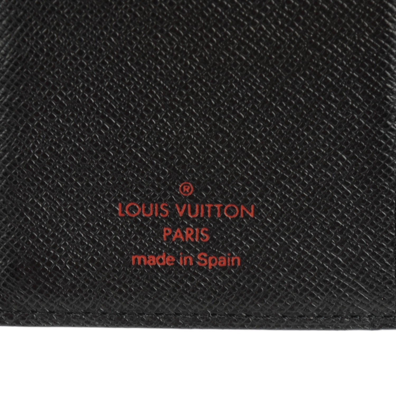 Louis Vuitton Epi Small Ring Agenda Cover Black 6 of 7