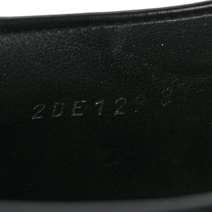 Prada Spazzolato Rois Metal Triangle Logo Mens Monolith 60mm Loafers 8 Black 7 of 10