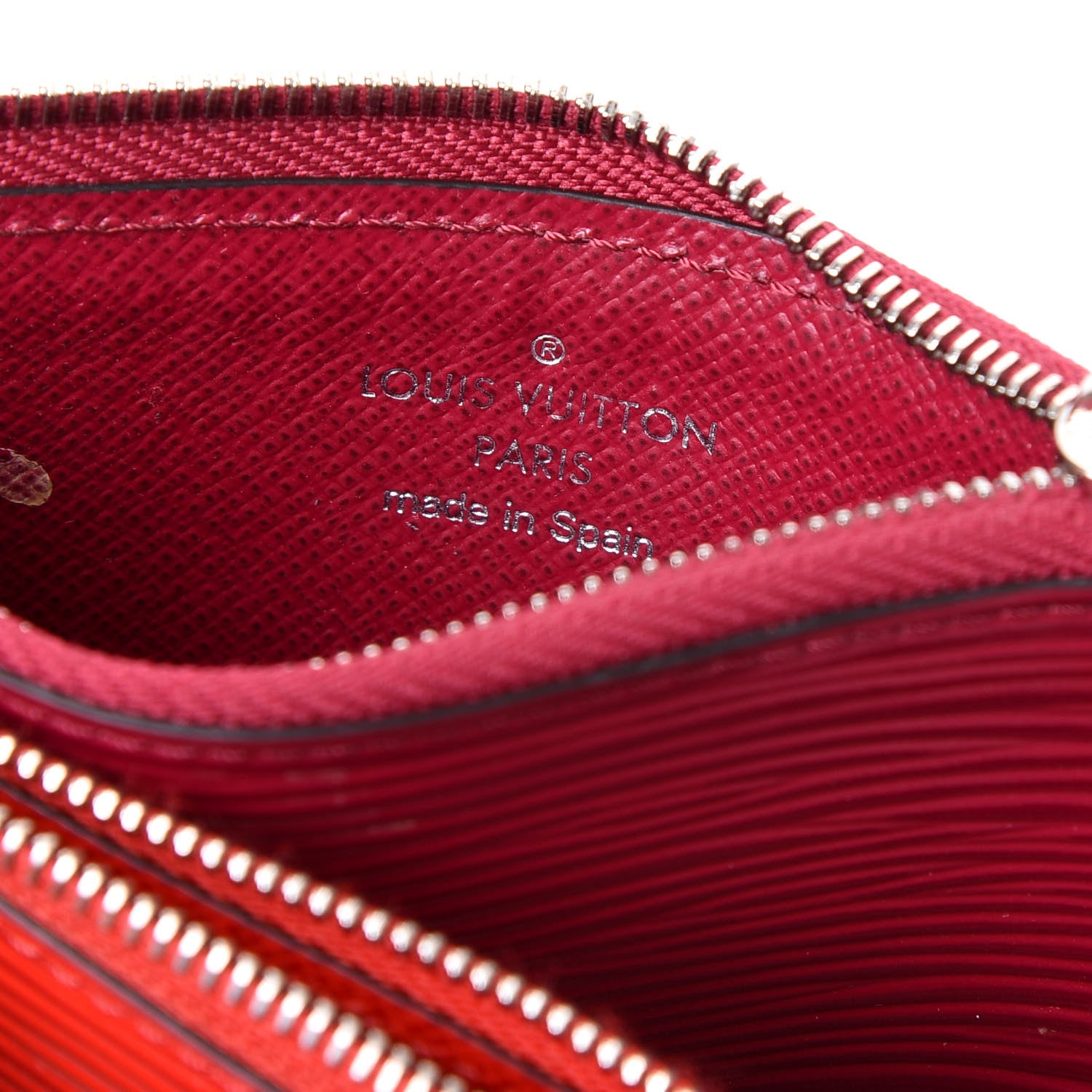 Louis Vuitton Epi Trio Card Case Wallet Rose Ballerine Rouge Fuchsia 4 of 6