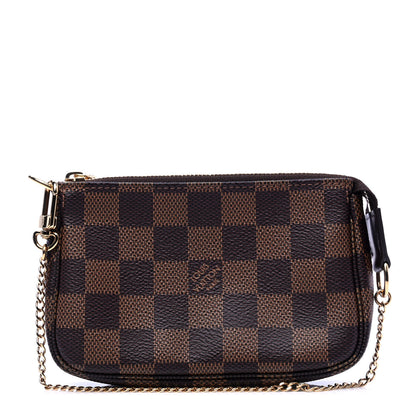 Louis Vuitton Damier Ebene Mini Pochette Accessories 1 of 5