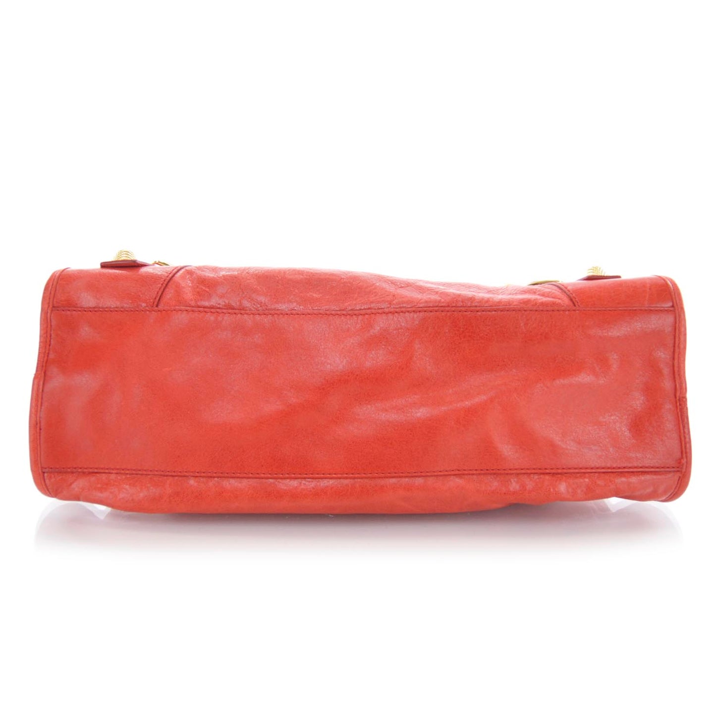 Agneau Giant 21 Gold Hardware CIty Vermillion