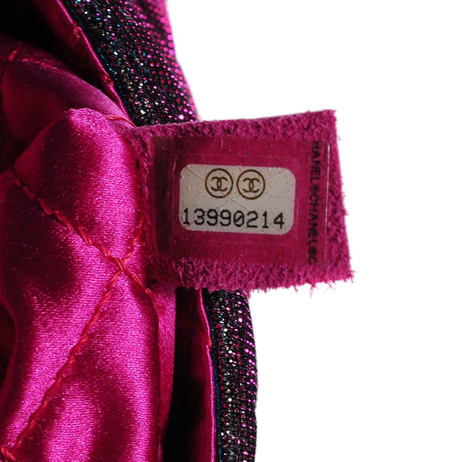 Chanel Iridescent Glitter Fabric Jumbo Single Flap Multicolor 7 of 8