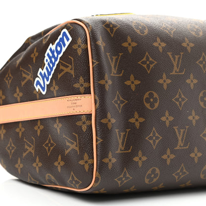 Louis Vuitton Monogram Patches Speedy Bandouliere 30 9 of 11