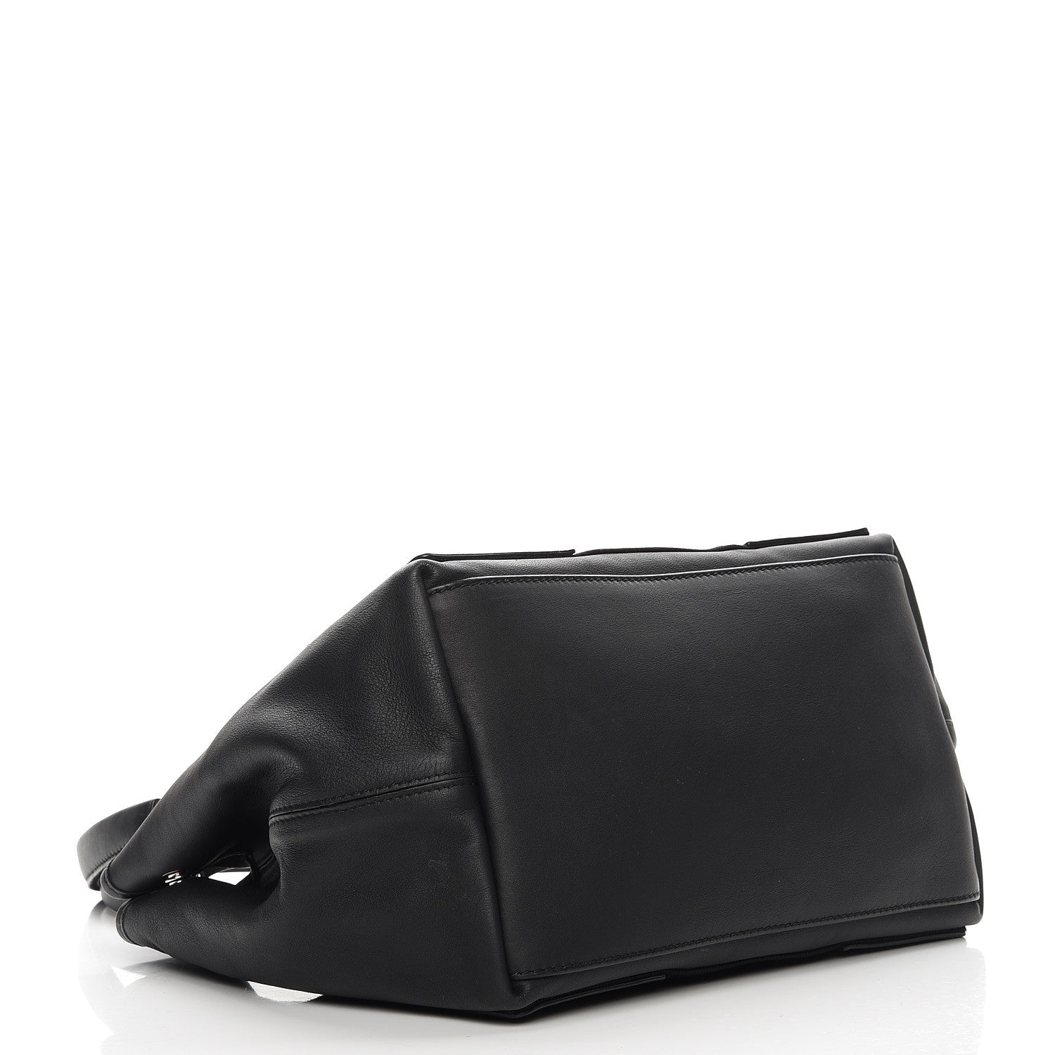Balenciaga Matte Veau Lisse Perforated S Navy Cabas Black 4 of 11