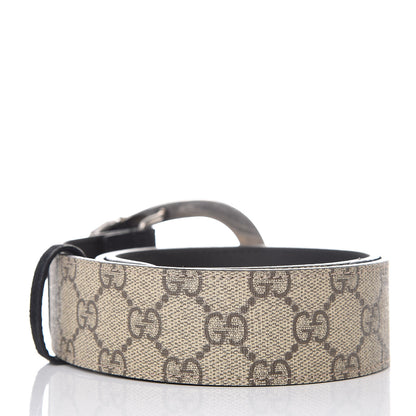 Gucci GG Supreme Monogram Suede Dionysus 40mm Belt 70 28 Beige Black 4 of 6