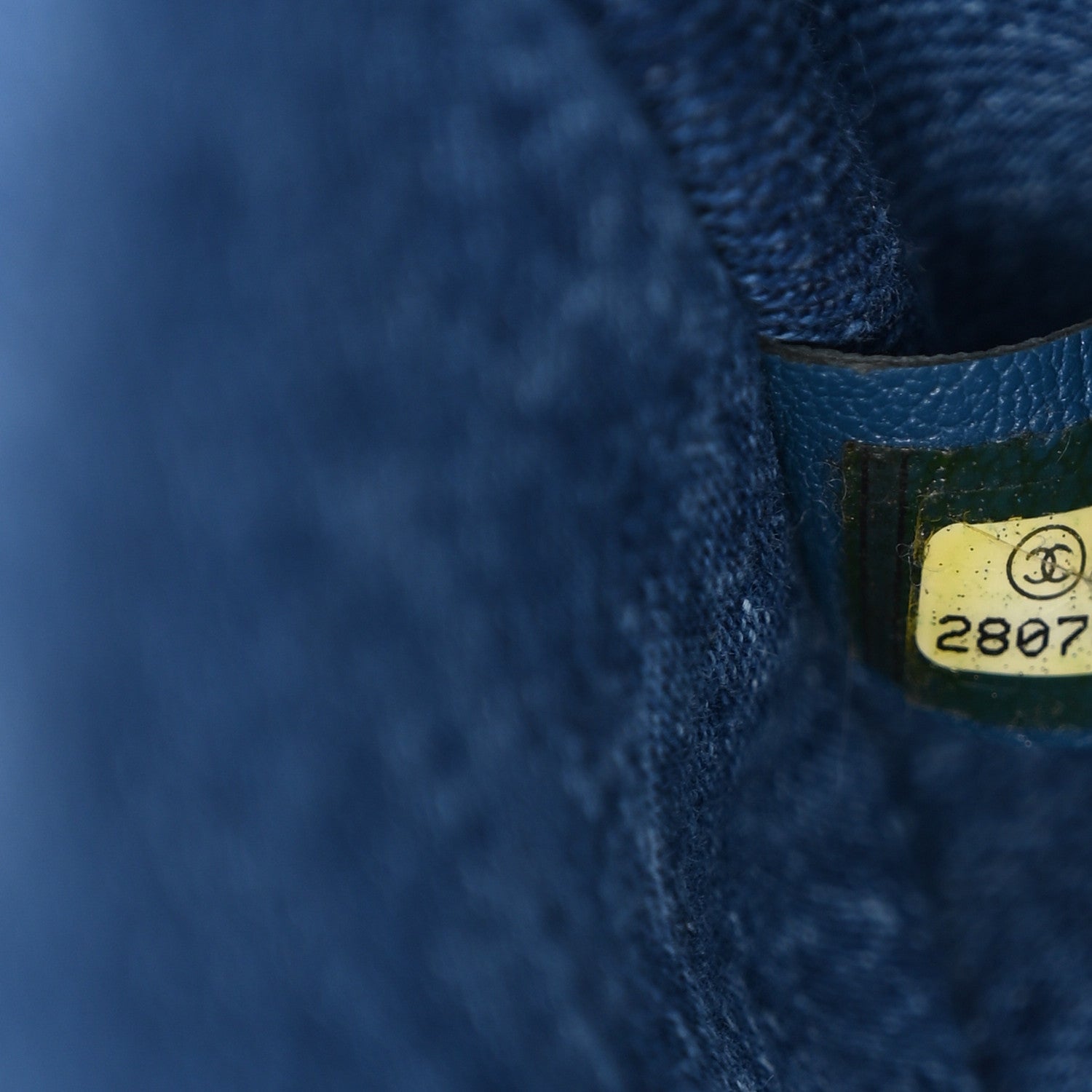 Chanel Denim Shearling Hieroglyph Flap Blue 7 of 11