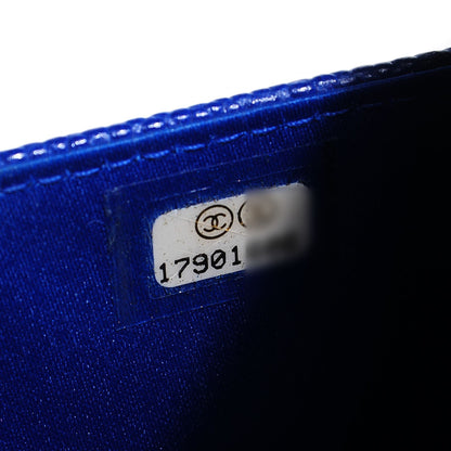 Chanel Caviar Wallet on Chain WOC Blue 6 of 8