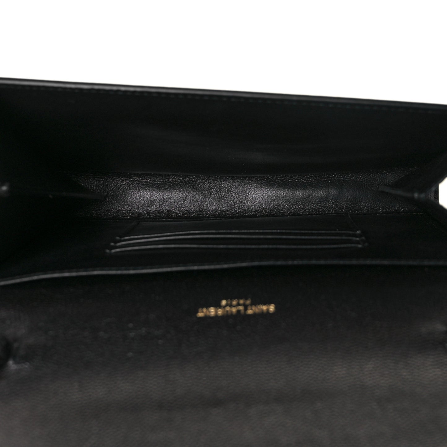 Grain De Poudre Monogram Cassandra Chain Wallet Black