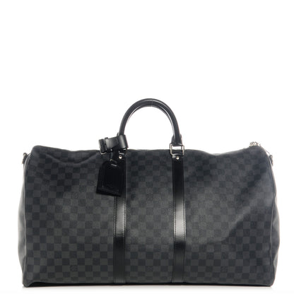 Louis Vuitton Damier Graphite Keepall Bandouliere 55 1 of 7