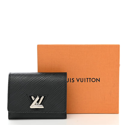Louis Vuitton Epi Twist Compact Wallet Black 8 of 8