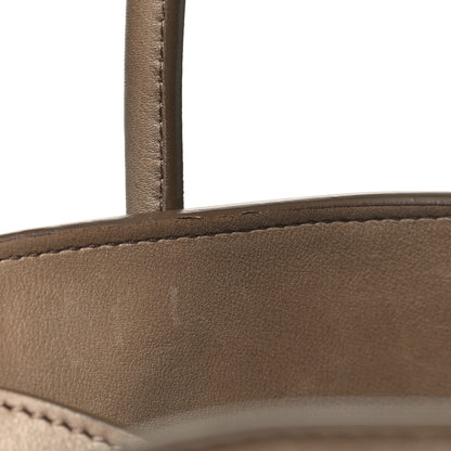 The Row Polished Saddle Calfskin Soft Margaux 12 Mouse Grey 10 of 10