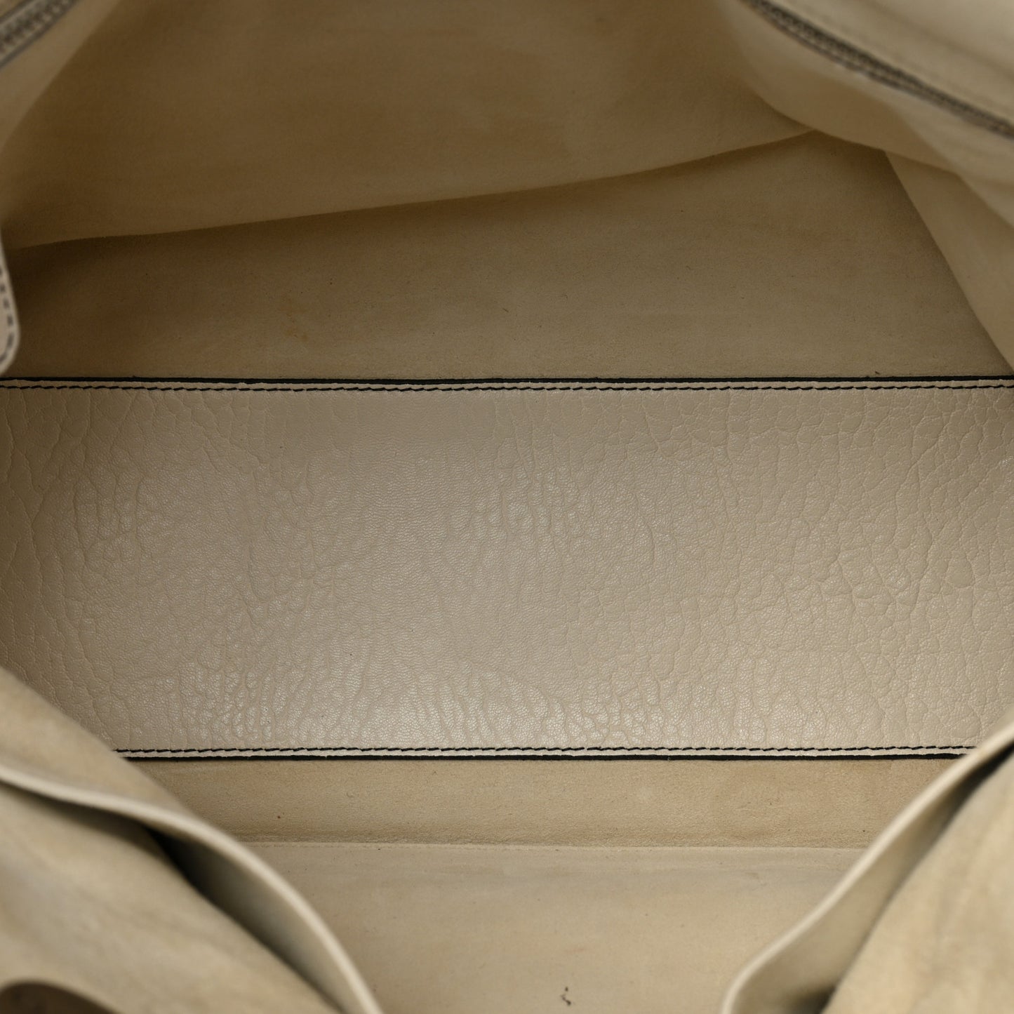 Canyon Grained Lambskin Large Lady Dior Off White