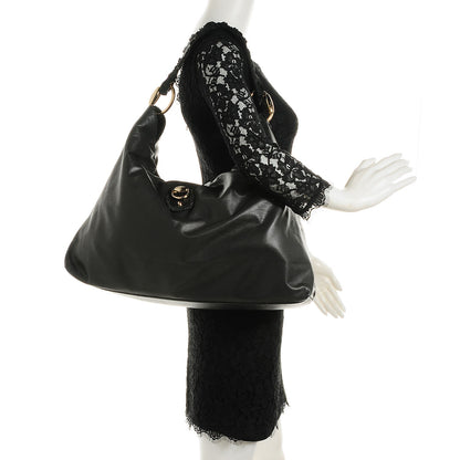 Gucci Calfskin Large Sabrina Hobo Black 2 of 7