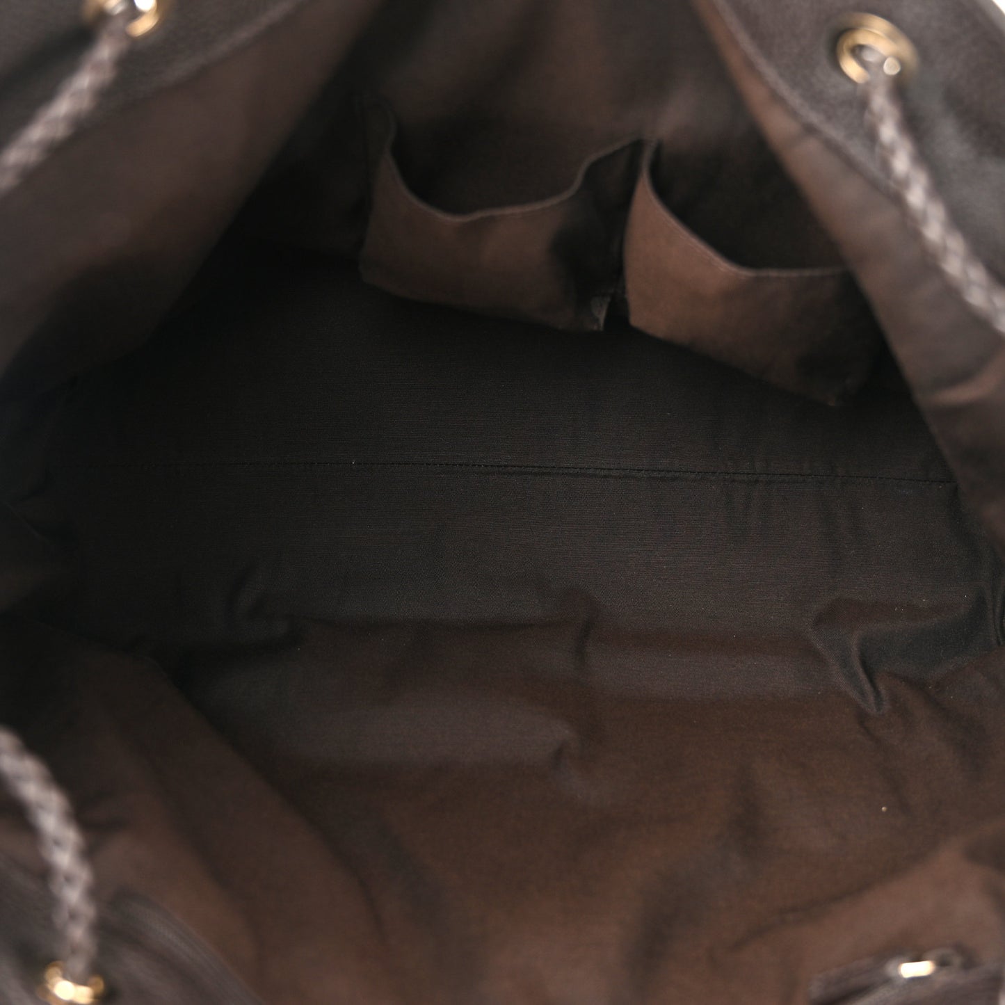 Nubuck Braided Handle Large Gifford Tote Brown