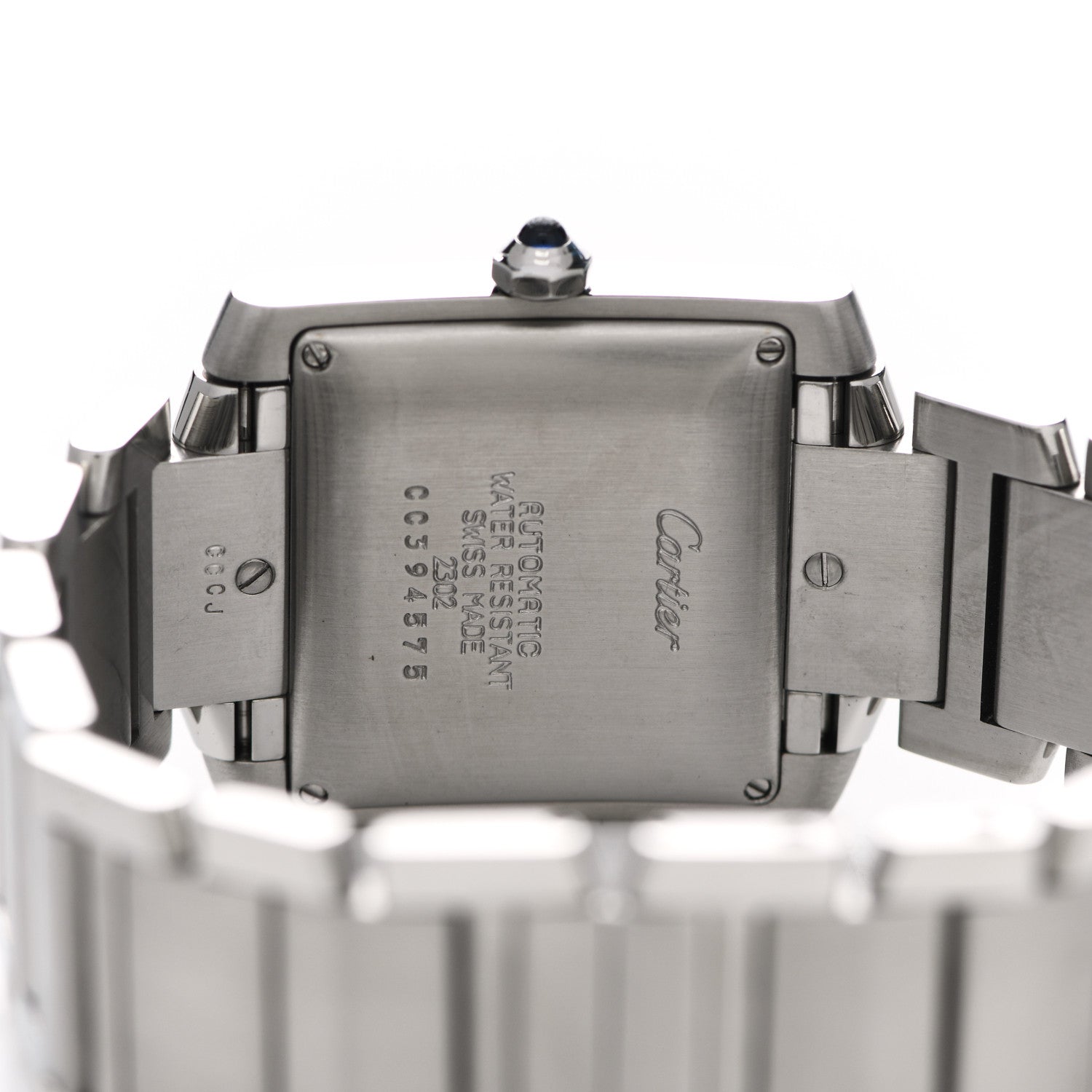 Cartier Stainless Steel 28mm Tank Francaise Automatic Watch 4 of 5