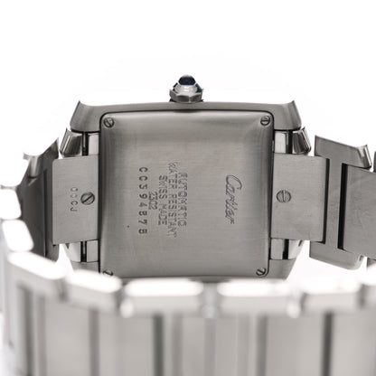 Cartier Stainless Steel 28mm Tank Francaise Automatic Watch 4 of 5