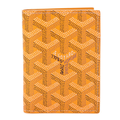 Goyard Goyardine Saint Marc Card Holder Yellow 1 of 7