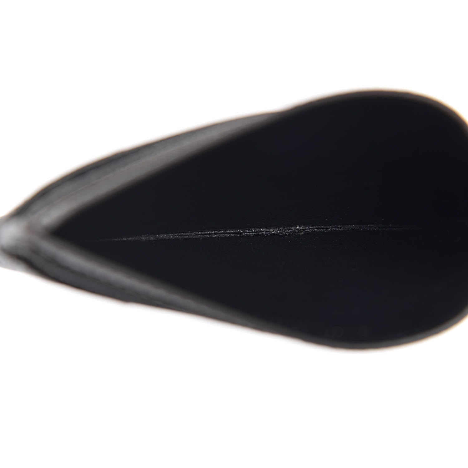 Saint Laurent Grain De Poudre Matelasse Chevron Monogram Credit Card Case Coal 5 of 8