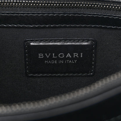 Bulgari Calfskin Plisse Serpenti Forever Crossbody Bag Black 6 of 14