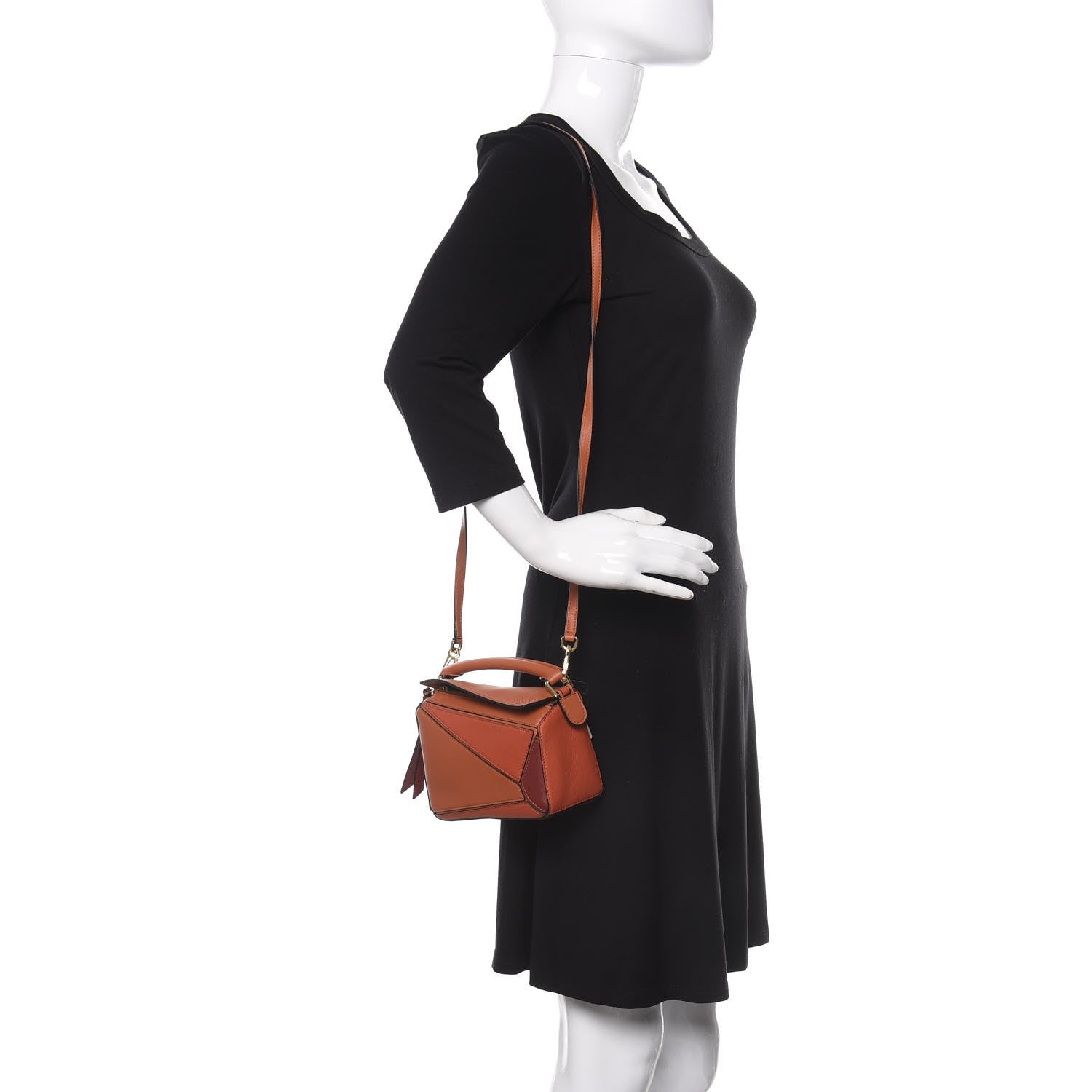 Loewe Calfskin Mini Puzzle Bag Spice Orange Pumpkin 2 of 9