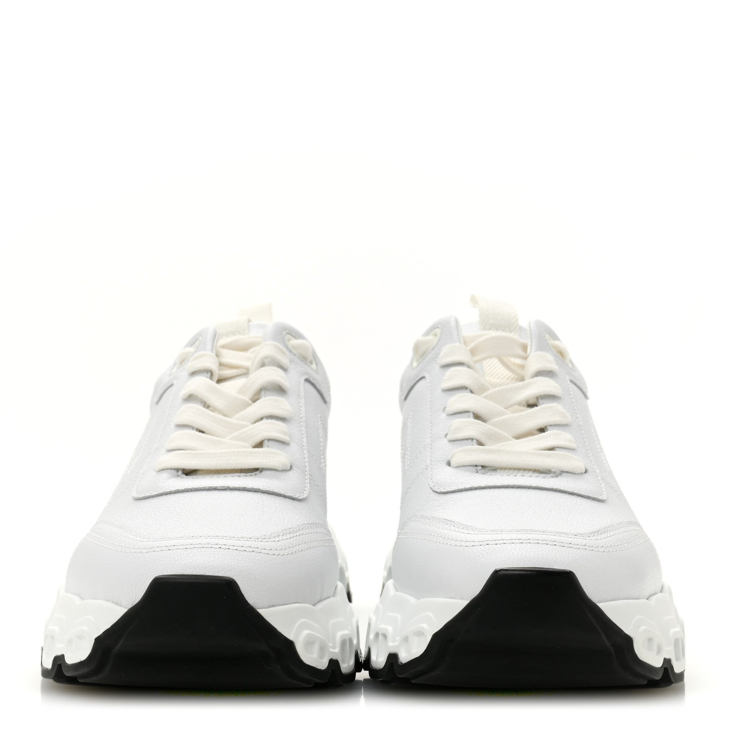 Hermes Goatskin Impulse Sneakers 37 White 3 of 11